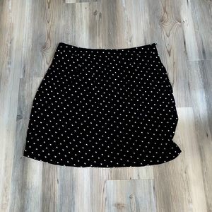 NWT Nasty Gal Heart Skirt White/Black